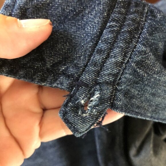 Workshop Republic Clothing Dress Denim with Pockets size Small - Picture 8 of 8